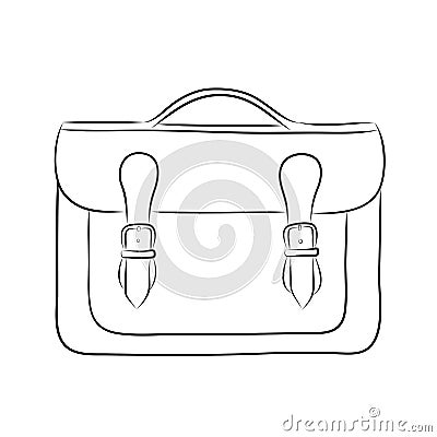 Briefcase Drawing Stock Vector - Image: 43063188