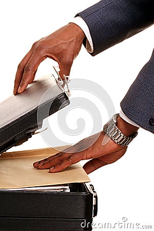 Briefcase Stock Photo