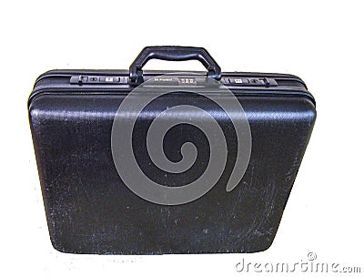 Briefcase james Bond case strong handle encrypted Stock Photo