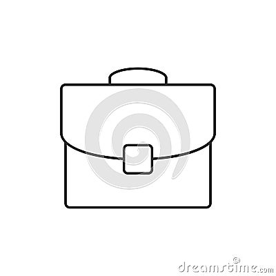 Briefcase outline icon Vector Illustration