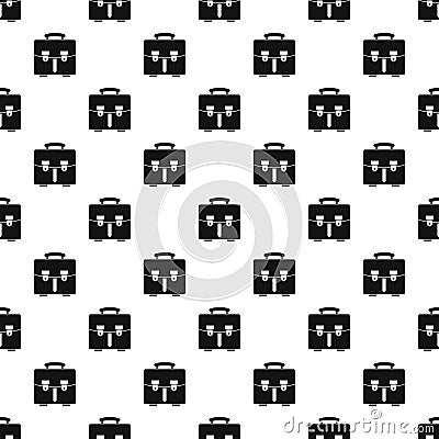 Briefcase pattern, simple style Vector Illustration