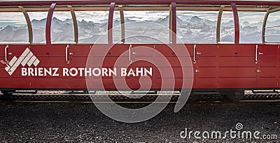 Brienz-Rothorn Train Switzerland - Steam Train VII Editorial Stock Photo