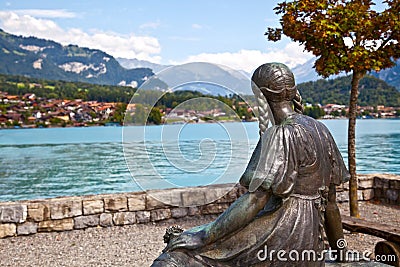 Brienz Village Stock Photo