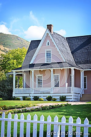 Brigham Young Home Stock Photo