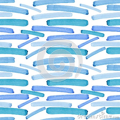 Bright abstract beautiful gorgeous elegant graphic artistic texture blue, turquoise, ultramarine horizontal lines pattern of water Cartoon Illustration