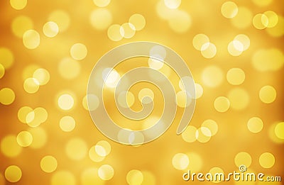 Bright abstract gold bokeh sparkle background. Christmas and New Year backdrop Stock Photo