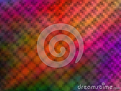 Bright abstract multicolor pixeled background Stock Photo