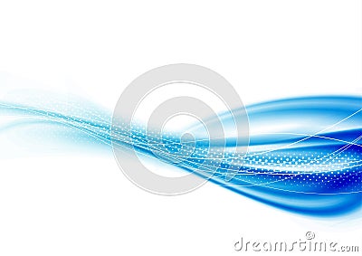 Bright abstract swoosh modern lines background Vector Illustration