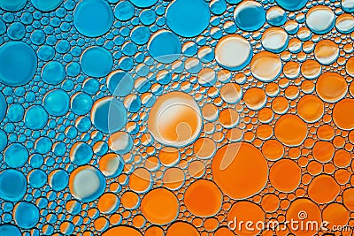 Bright abstract water drops background. Stock Photo