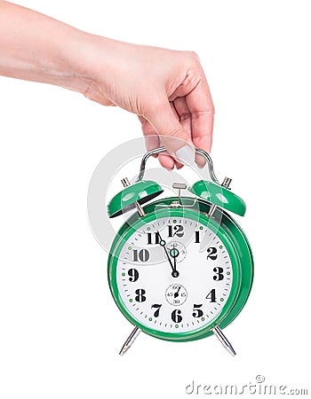 Bright alarm clock Stock Photo