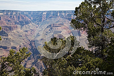 Bright Angel Canyon Stock Photo