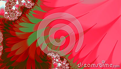 Bright background with wavy pink hair shapes, tropical abstract picture irregular caramel pattern for banner, card, textile Stock Photo