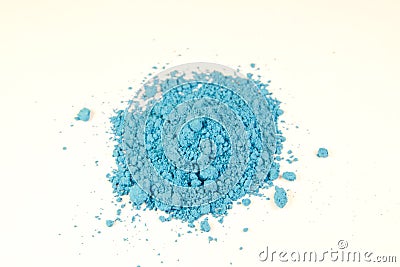 Bright blue pigment Stock Photo