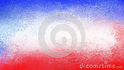 Red white and blue grunge texture on July 4th or vintage abstract patriotic holiday background design Stock Photo