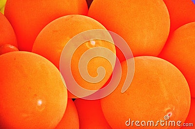 Bright bunch of Colorful balloons Stock Photo