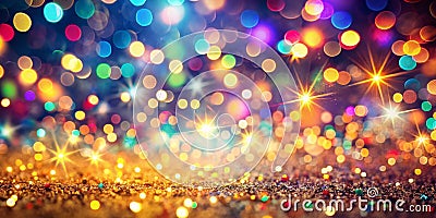 bright celebratory background Bokeh AI-Generated Content Stock Photo