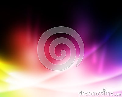 Bright colorful abstract in vivid beautiful lights Stock Photo