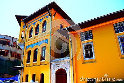 Colourful architecture building ,Turkey Stock Photo