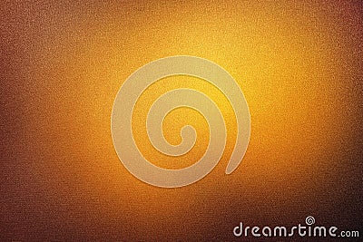 Bright copper brown burnt orange fire gold yellow abstract background. Rough grungy noise. Color gradient. Light glow . Stock Photo