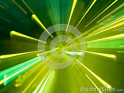 Bright and energetic green and yellow graphic background Stock Photo