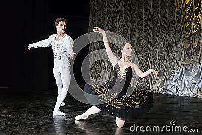 ballet dancers' performances Stock Photo