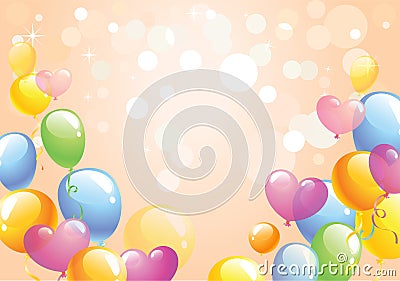 Bright festive background Vector Illustration