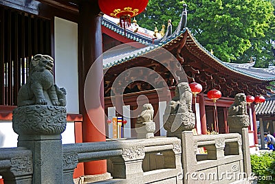 The Bright Filial Piety Temple, Guangzhou, China Editorial Stock Photo