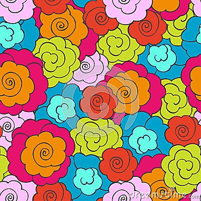 Bright flower Vector Illustration