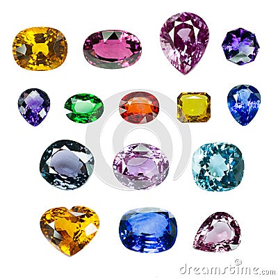 Bright gems Stock Photo