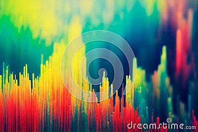Bright geometric background, vivid background, Lots of beautiful colors and shapes Stock Photo