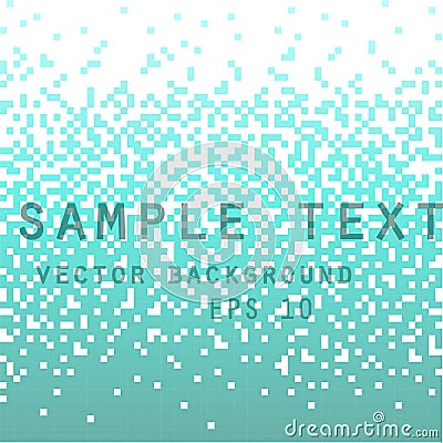 Bright, geometric, vector pattern of multi-colored squares Vector Illustration