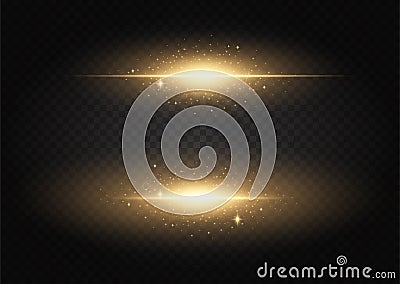 Set of flashes Vector Illustration