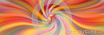 Bright holiday colors. Swirl of multi-colored stripes. Stock Photo