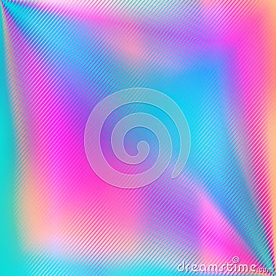 Bright holographic background Vector Illustration