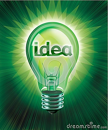 Bright Idea Stock Photo