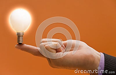 Bright idea Stock Photo