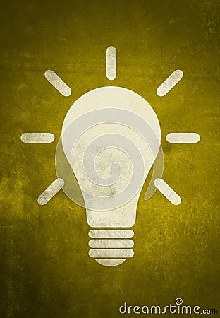 Bright Idea Cartoon Illustration