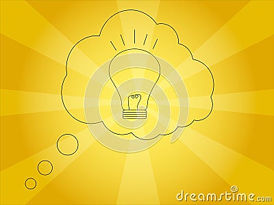 A Bright Idea Illustration Cartoon Illustration