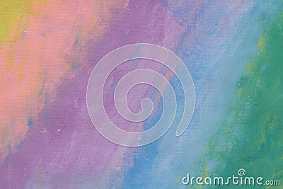 Bright image of kids paint pastel colorful watercolor. Stock Photo