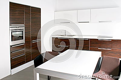 Bright kitchen Stock Photo