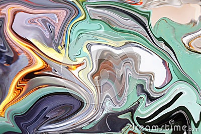 Bright and light colors of watercolors in an abstract version Stock Photo