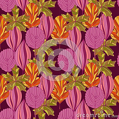 Bright lilac pattern Vector Illustration