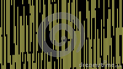 Bright lines move vertically down on black background. Animation. Colored lines rain down on black background. Linear Stock Photo