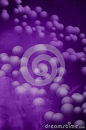 Bright purple lilic abstract background WIth bubbles and glitter , color overflow, foe your backgaund Stock Photo