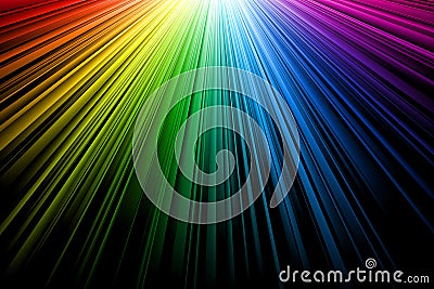 Bright multicolor rays Vector Illustration