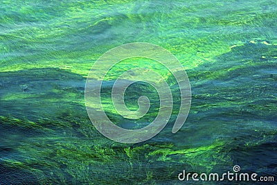 Bright multicolor surface of water Stock Photo