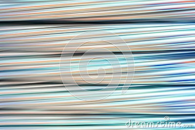 Bright multicolored abstract metal background of horizontal blurred lines Stock Photo