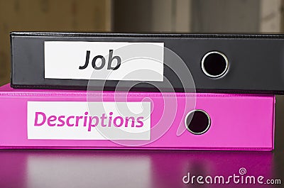 Bright office folders Stock Photo