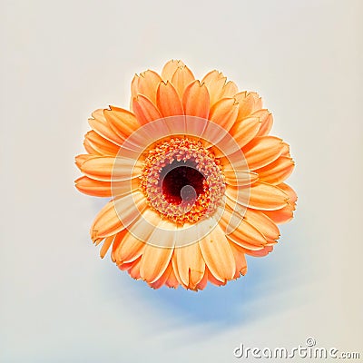 Bright Orange African Daisy Stock Photo