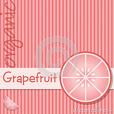 Bright Organic Fruit Background Vector Illustration